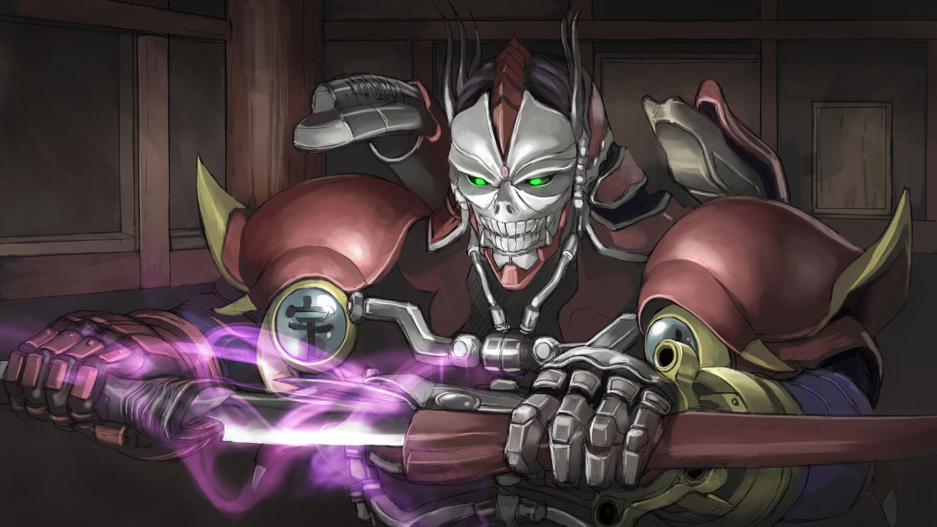 Yoshimitsu Prologue Art from Tekken 6: Bloodline Rebellion