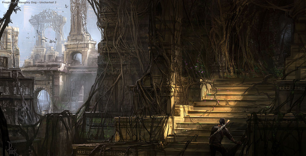 Shambhala Steps Art from Uncharted 2: Among Thieves