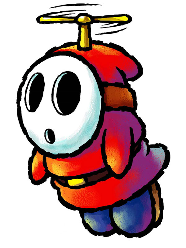 Fly Guy Art from Yoshi's Island DS
