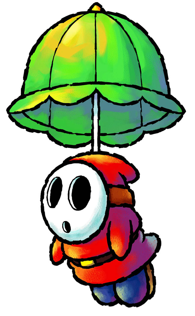 Glide Guy Art from Yoshi's Island DS