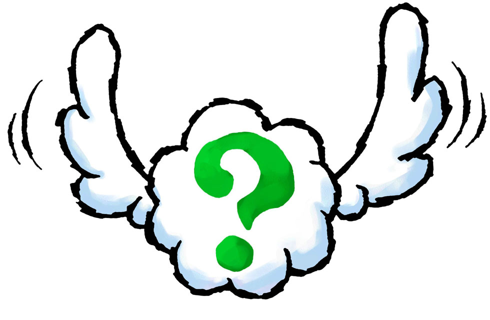 Question Mark Art from Yoshi's Island DS
