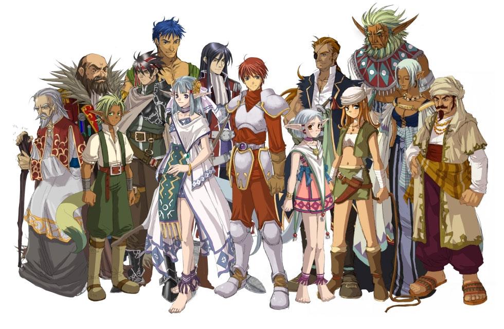 Characters Art from Ys: The Ark of Napishtim