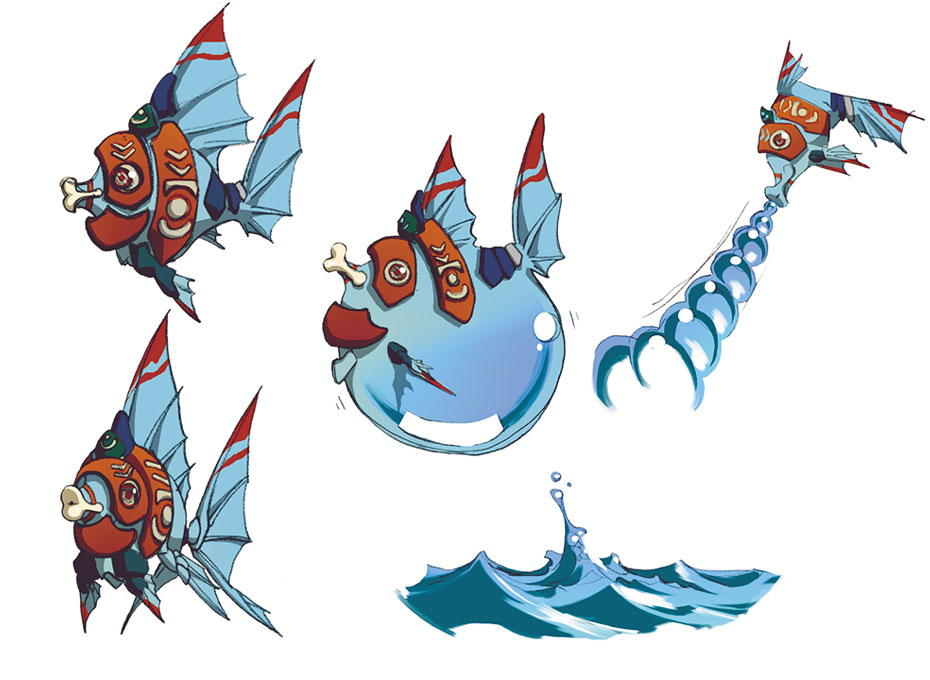 Monster Design Art from Ys: The Ark of Napishtim