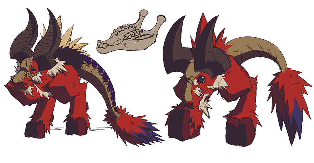 Monster Design Art from Ys: The Ark of Napishtim