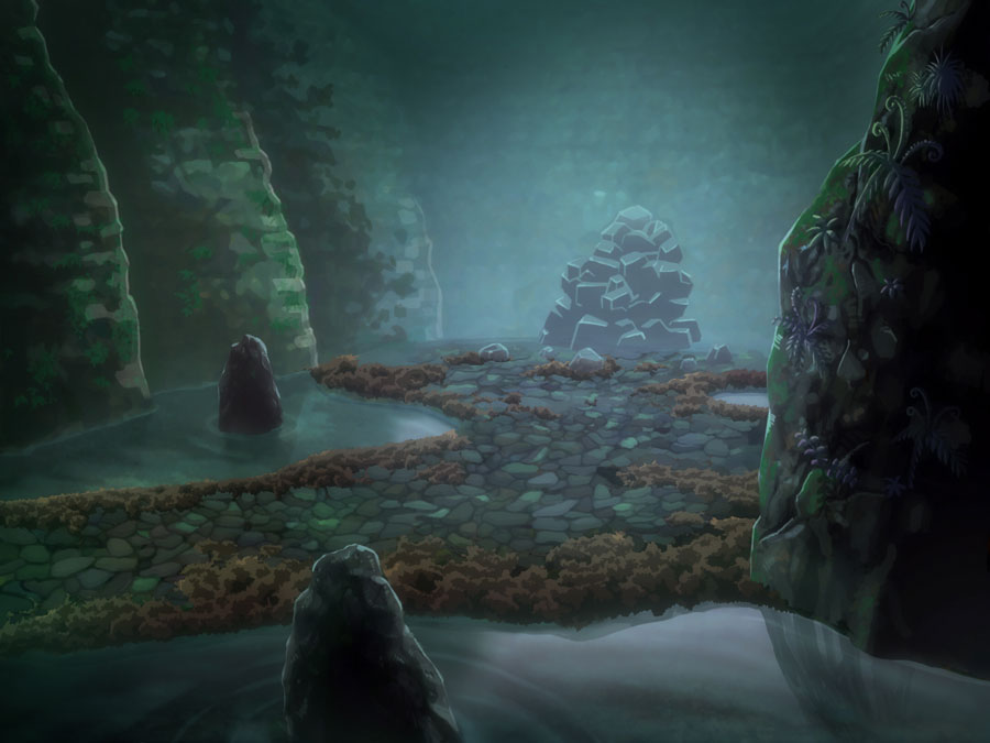 Dungeon Illustration from Ys: The Ark of Napishtim