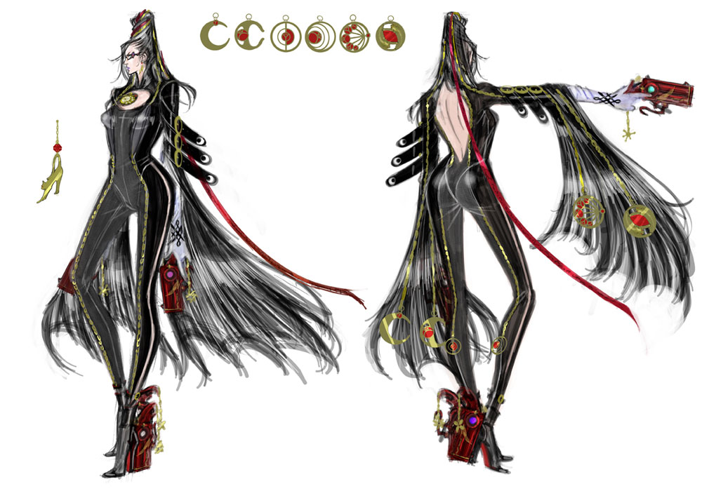 Bayonetta Concept Art from Bayonetta