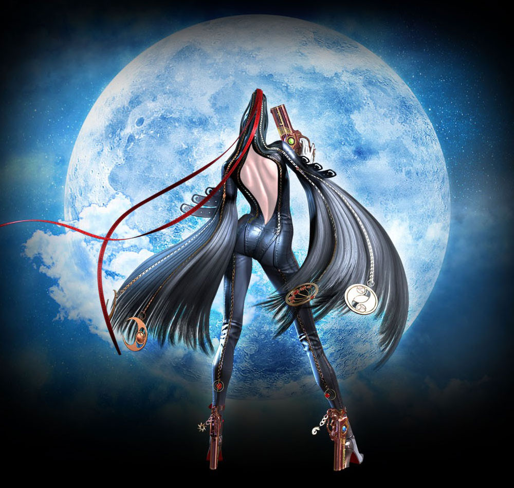 Bayonetta Backside Art from Bayonetta