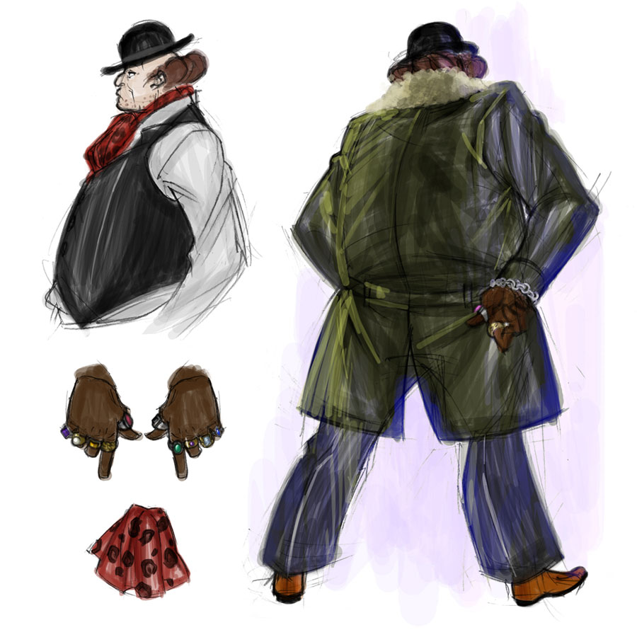 Enzo Backside Art from Bayonetta