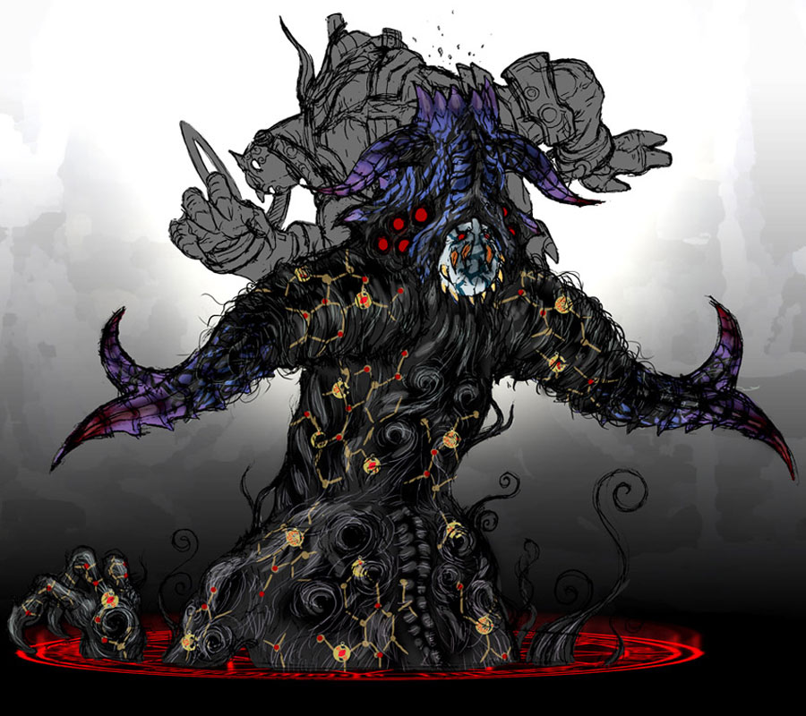 Gomorrah Summon Art from Bayonetta