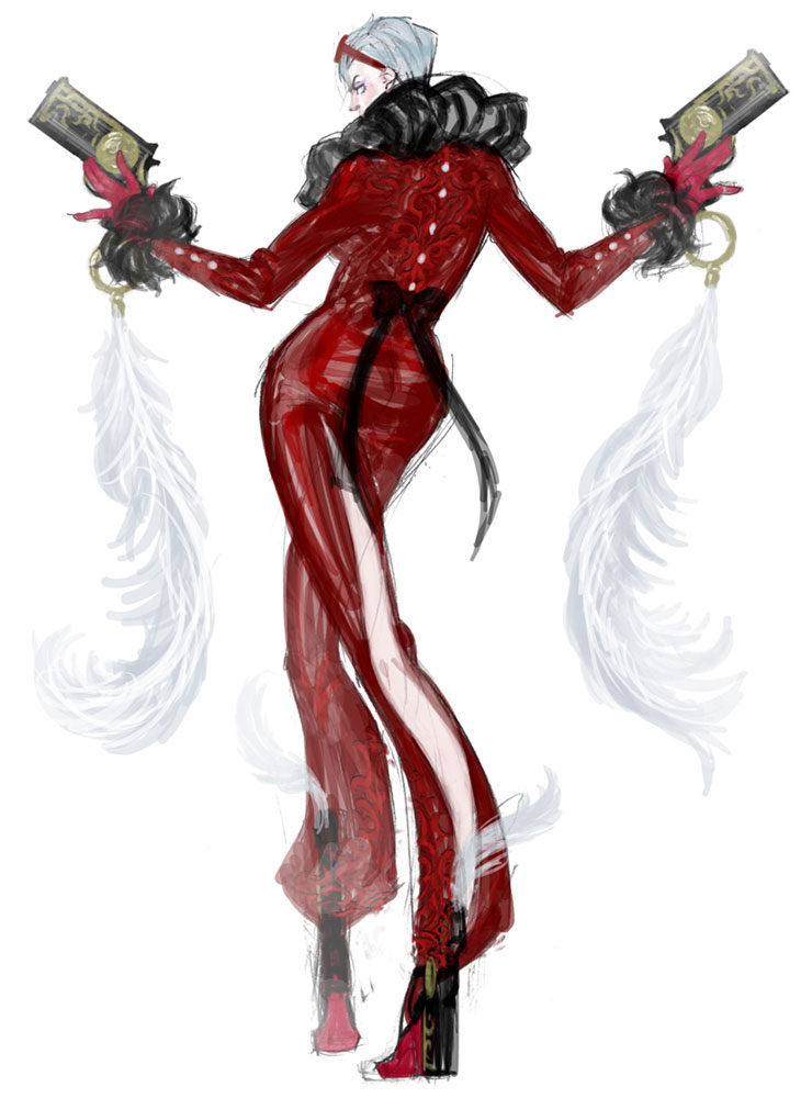 Jeanne Backside Art from Bayonetta