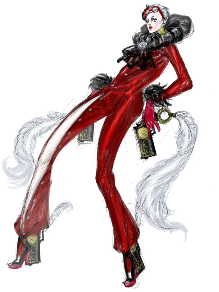 Jeanne Concept Art from Bayonetta