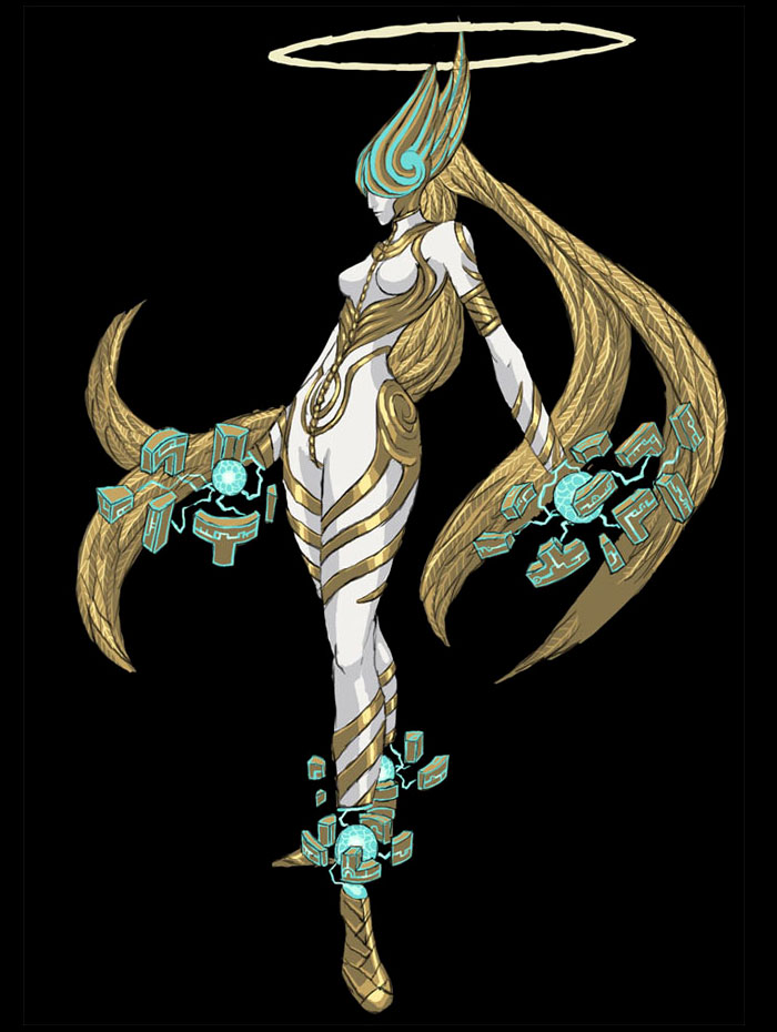 Joy Concept Artwork from Bayonetta