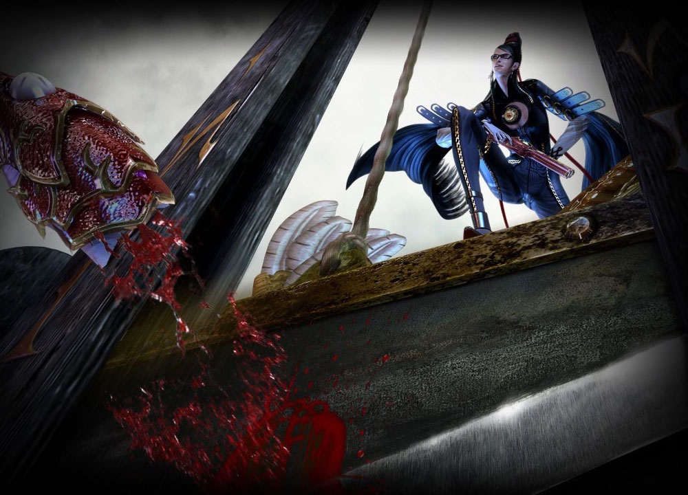 Bayonetta Guillotine Artwork from Bayonetta
