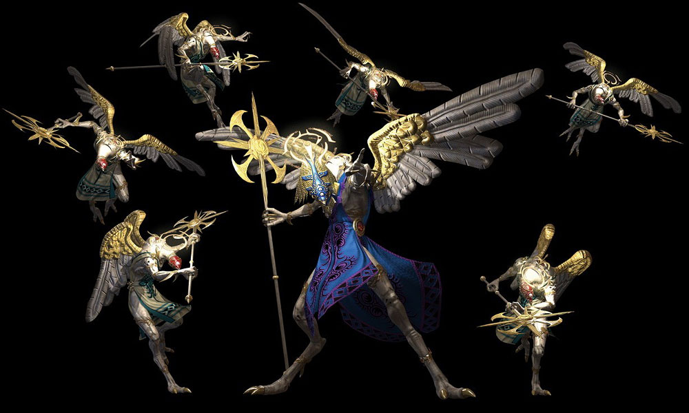 Affinity Angel Art from Bayonetta