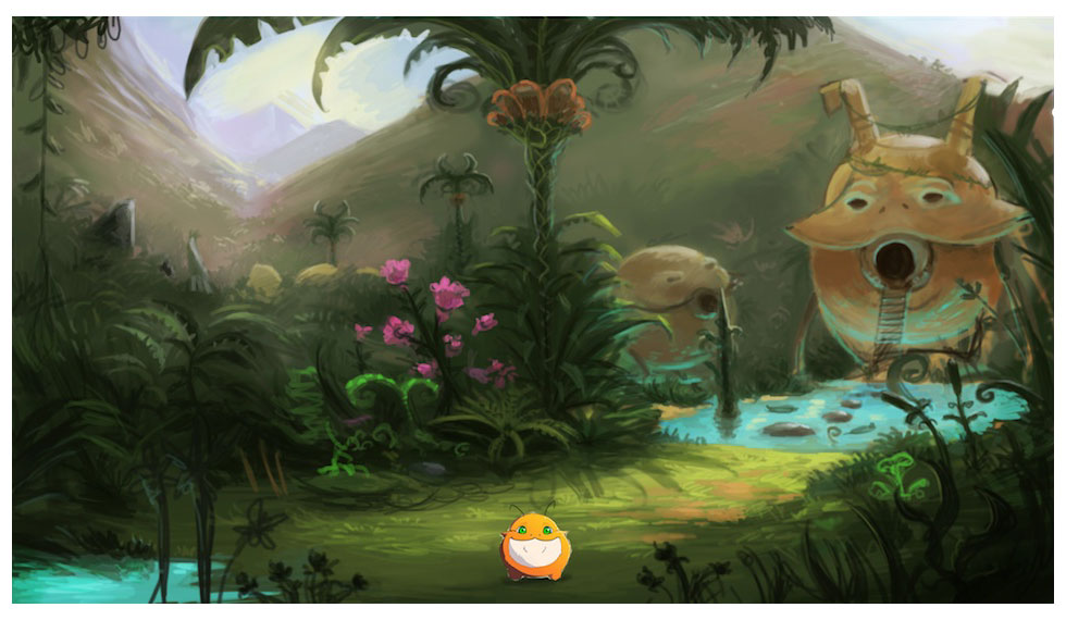 Game Setting Art from Critter Crunch