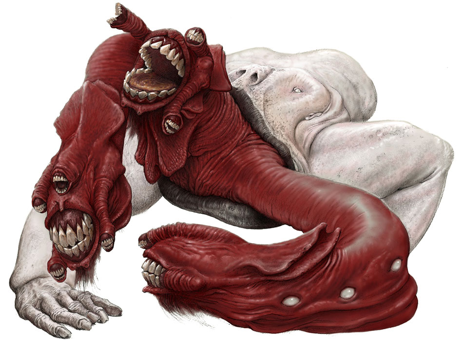 Cerberus Art from Dante's Inferno