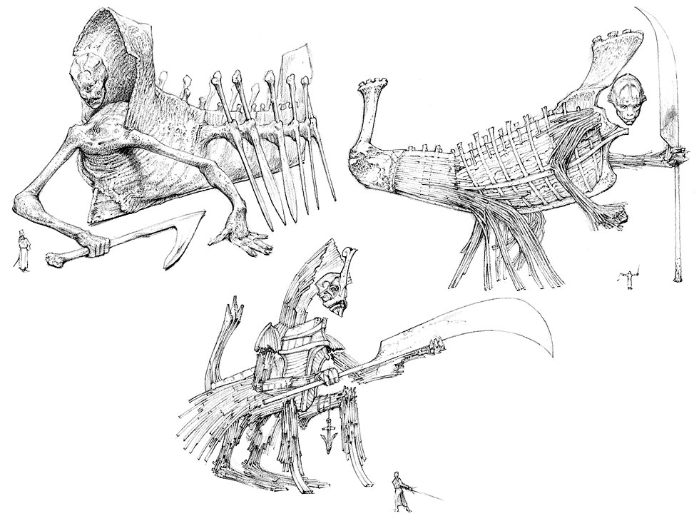 Charon Concept Art from Dante's Inferno