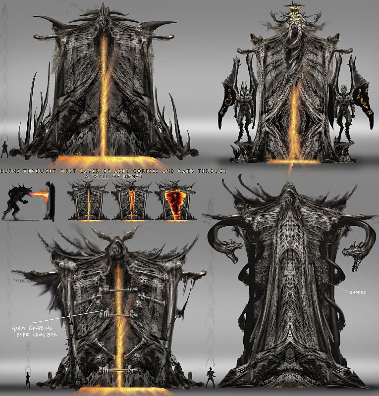 Gates of Hell Art from Dante's Inferno