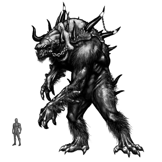 Ridable Beast Art from Dante's Inferno
