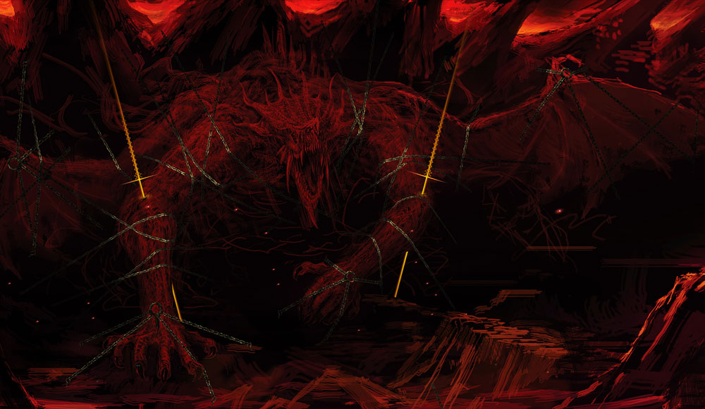 Dragon God Artwork from Demon's Souls