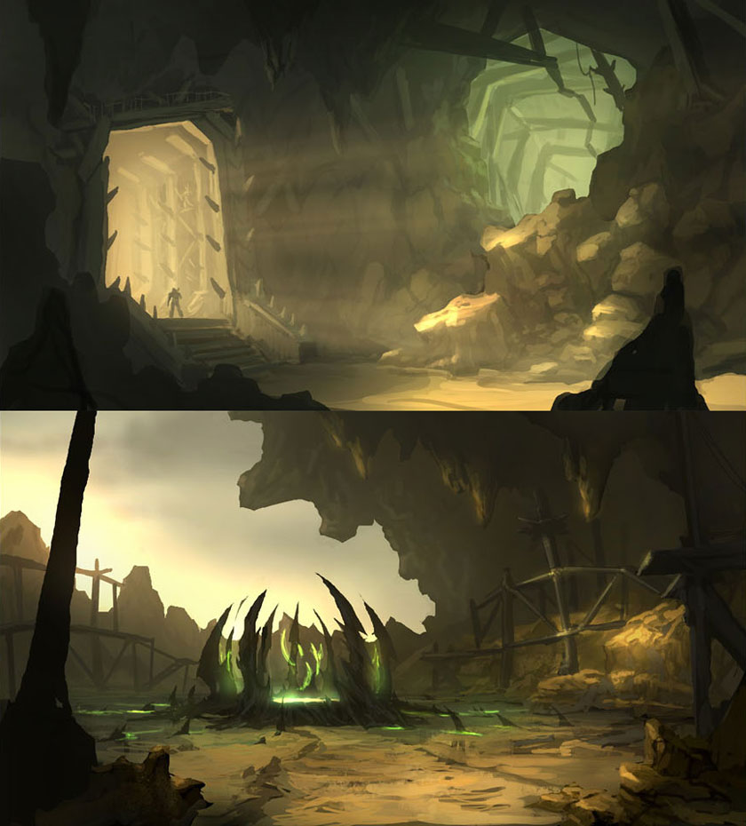 Setting Concept Art from Darksiders