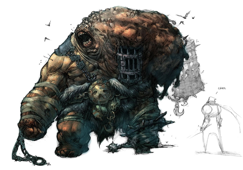 The Jailer Art from Darksiders