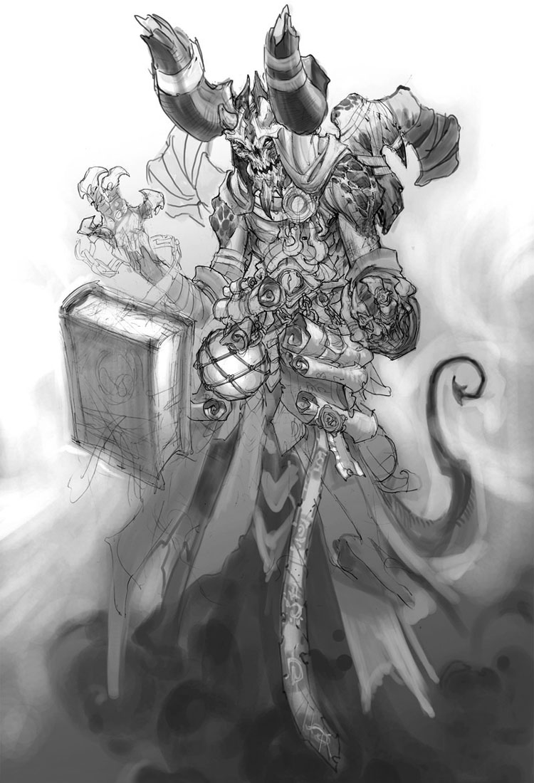 Vulgrim Art from Darksiders