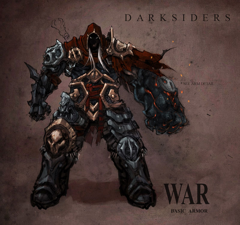War Basic Armor Art from Darksiders