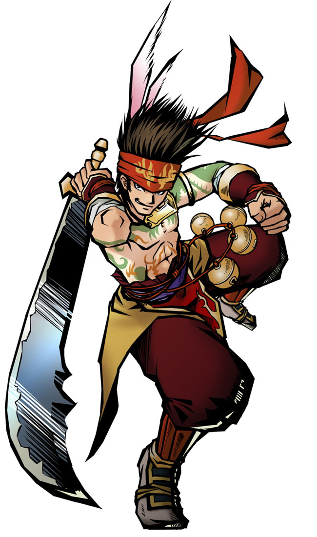 Gan Ning Art from Dynasty Warriors DS: Fighter's Battle