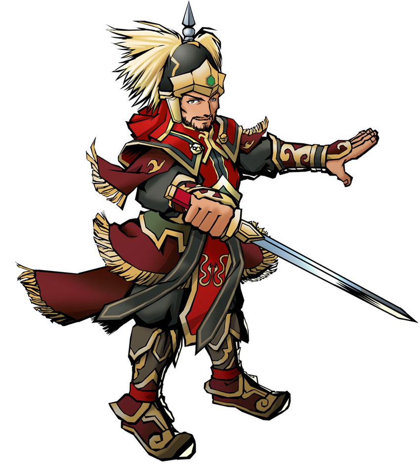 Sun Jian Art from Dynasty Warriors DS: Fighter's Battle