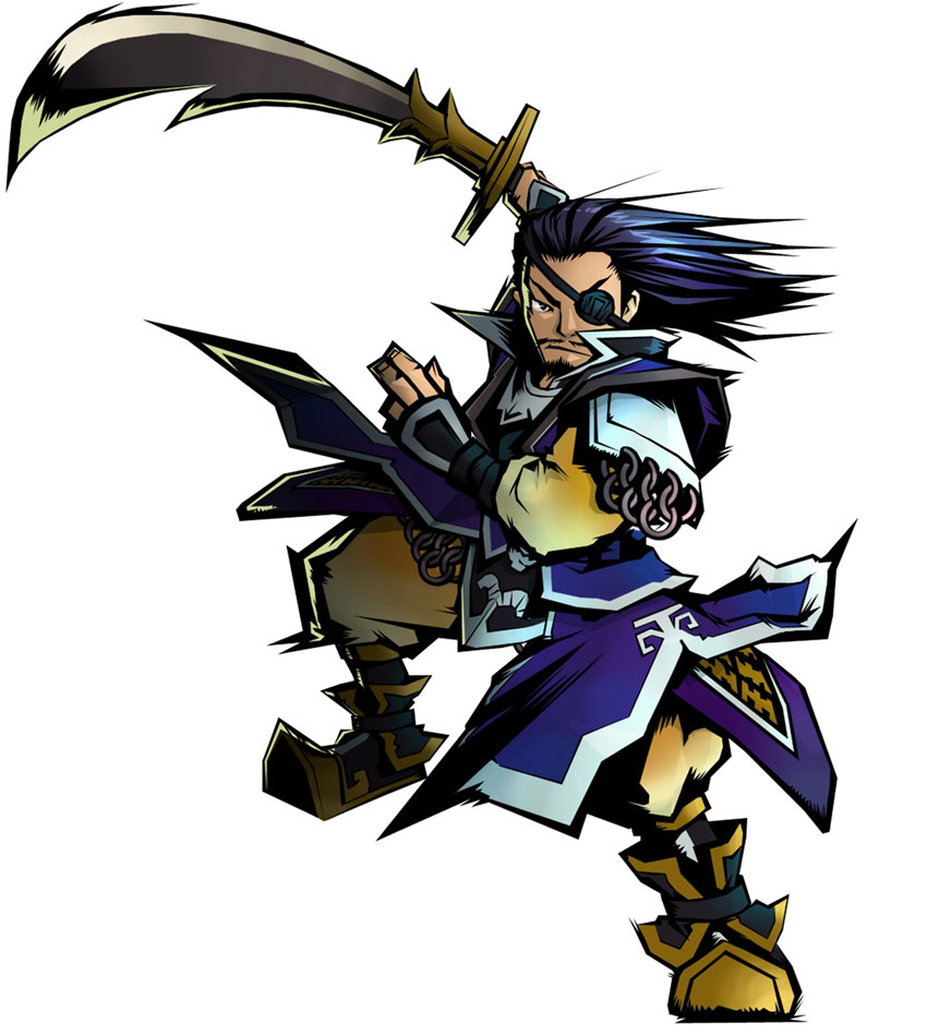 Xiahou Dun Art from Dynasty Warriors DS: Fighter's Battle