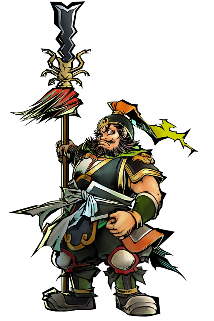 Zhang Fei Art from Dynasty Warriors DS: Fighter's Battle