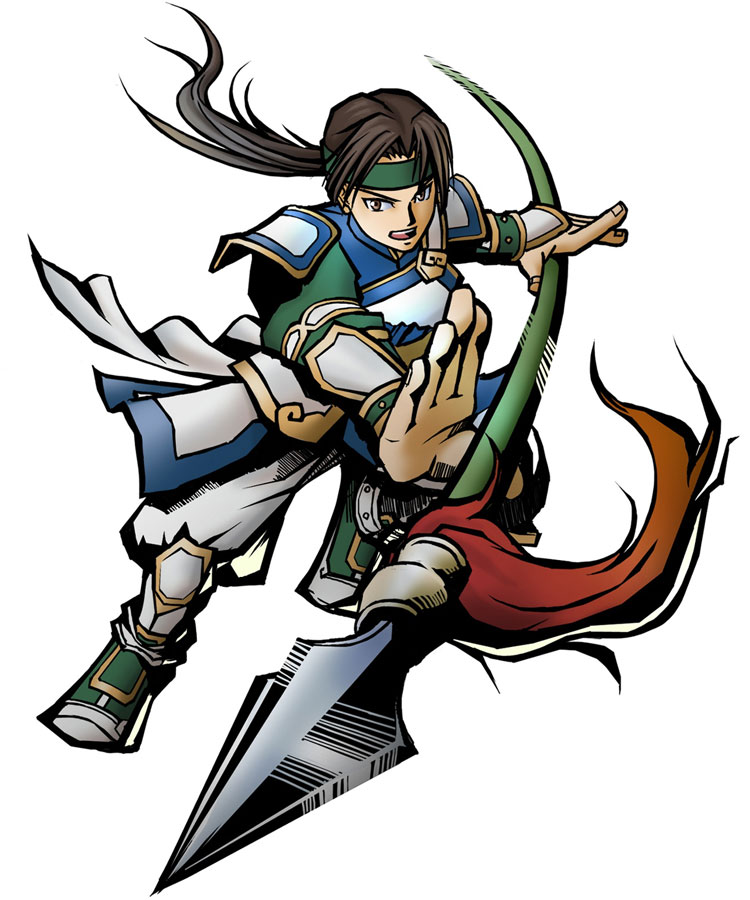 Zhao Yun Art from Dynasty Warriors DS: Fighter's Battle