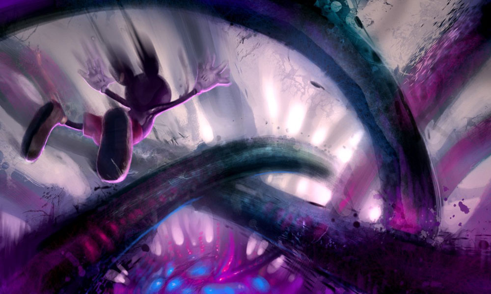 Blot Dive Art from Epic Mickey