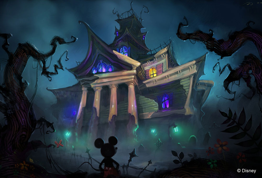 Manor Art from Epic Mickey