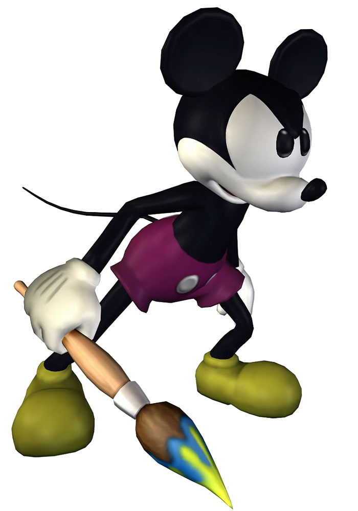 Mickey Art from Epic Mickey
