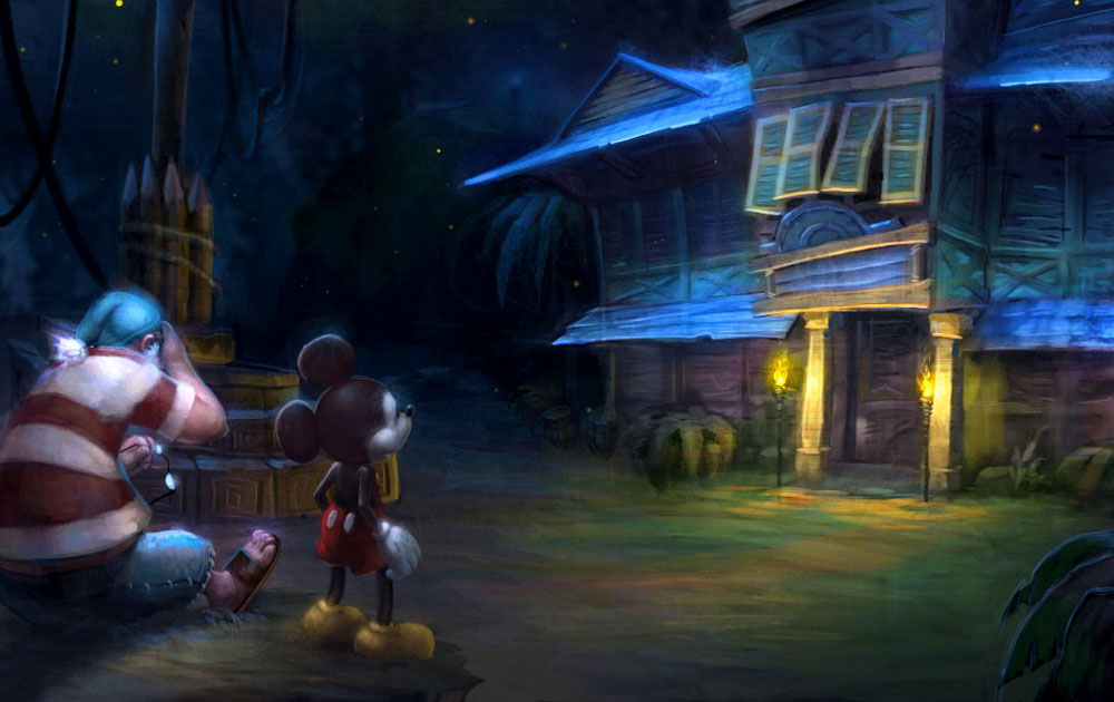Nautilus Room Art from Epic Mickey