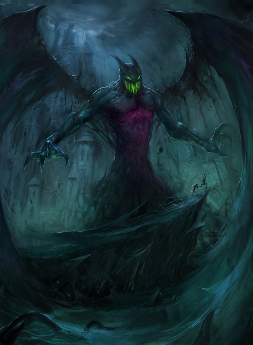 Shadow Blot Artwork from Epic Mickey