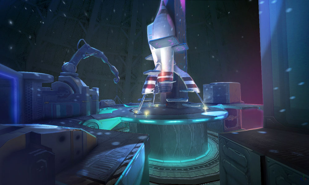 Space Voyage Art from Epic Mickey