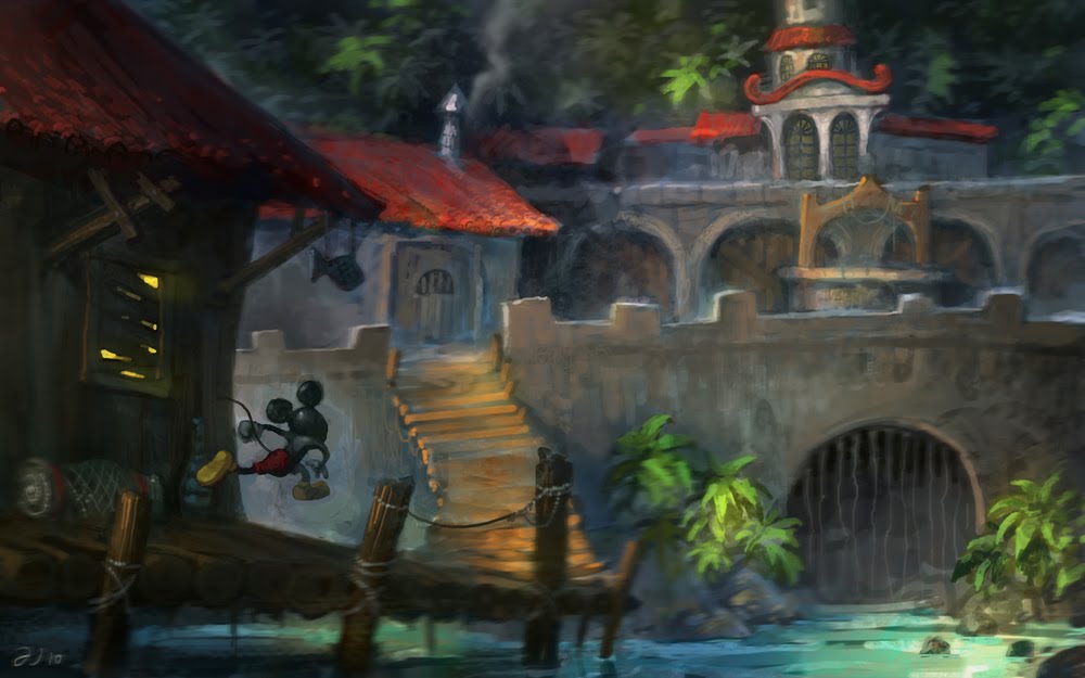 Tortooga Art from Epic Mickey
