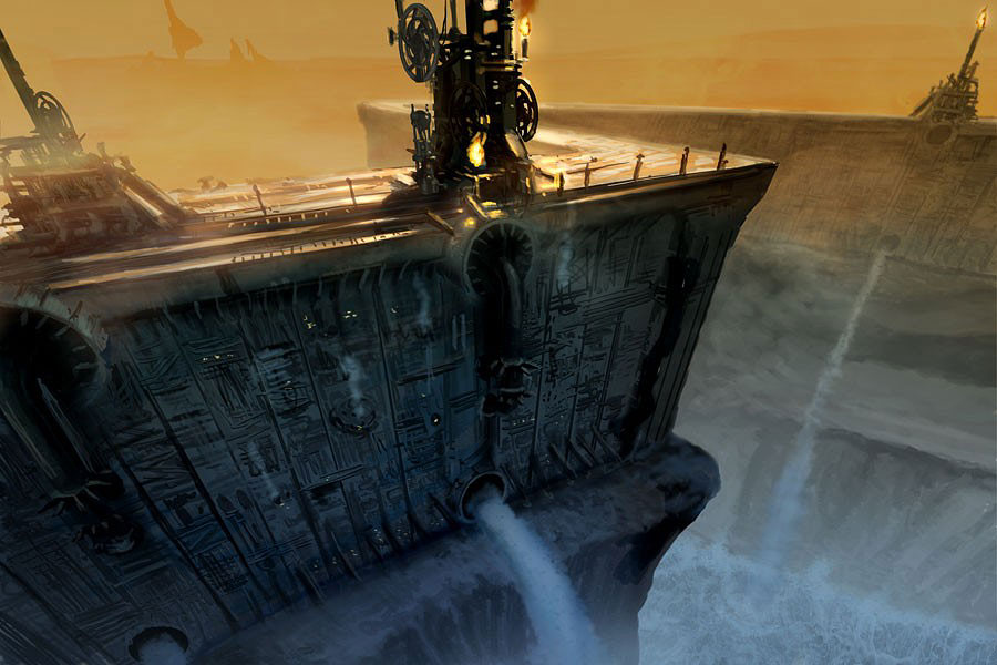 Solvent Wall Artwork from Epic Mickey