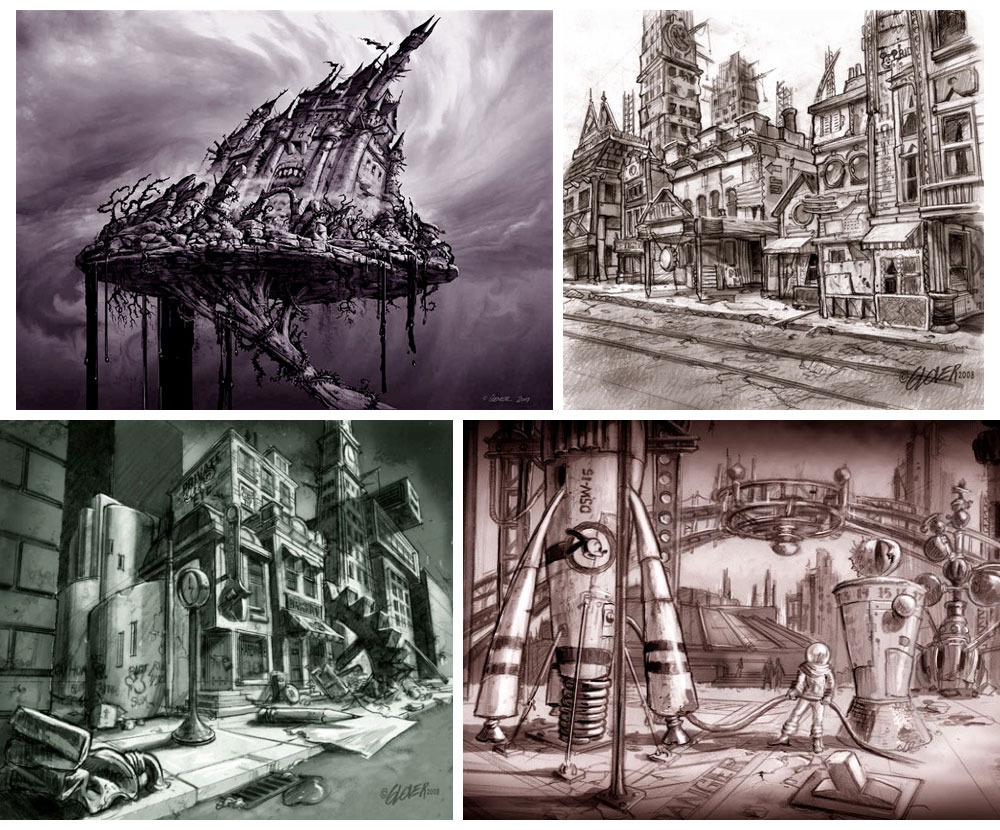 Location Concepts from Epic Mickey