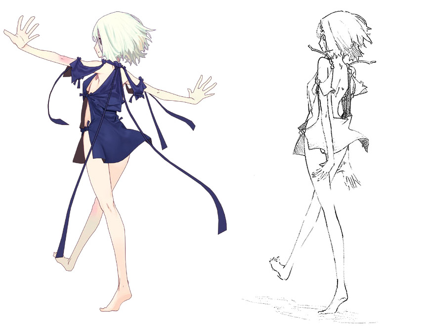 Ren Concept Art from Fragile Dreams