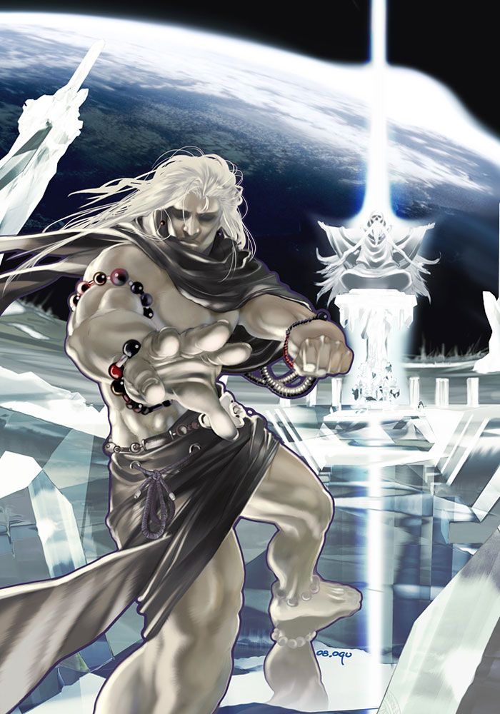 Man in Black Art from Final Fantasy IV: The After Years