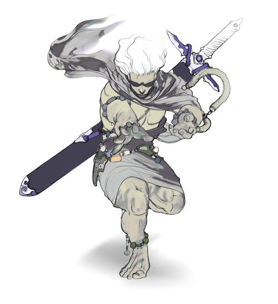 Man in Black Art from Final Fantasy IV: The After Years