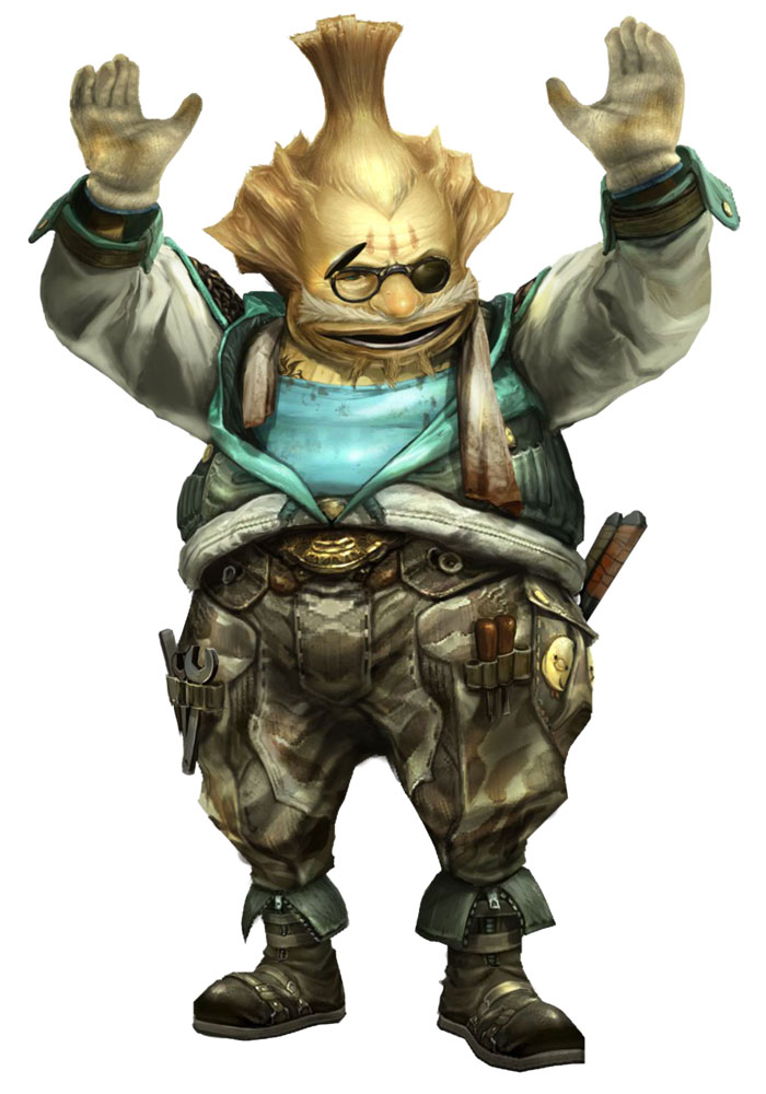 Cid Art from Final Fantasy Crystal Chronicles: Crystal Bearers