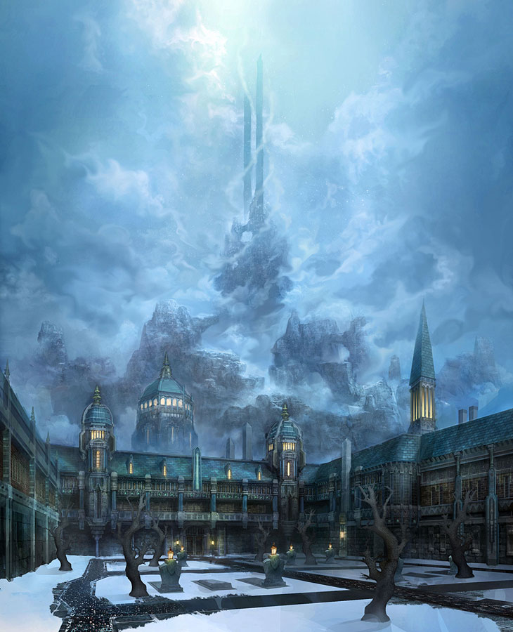 Location Concept Art from Final Fantasy Crystal Chronicles: Crystal Bearers