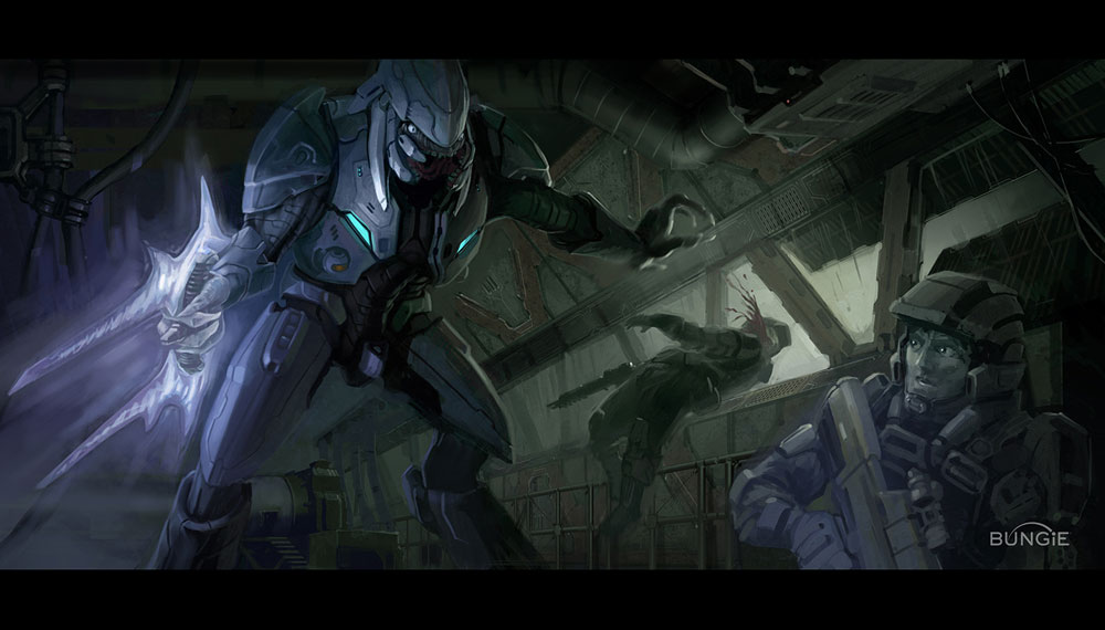 Elite Concept Art from Halo: Reach