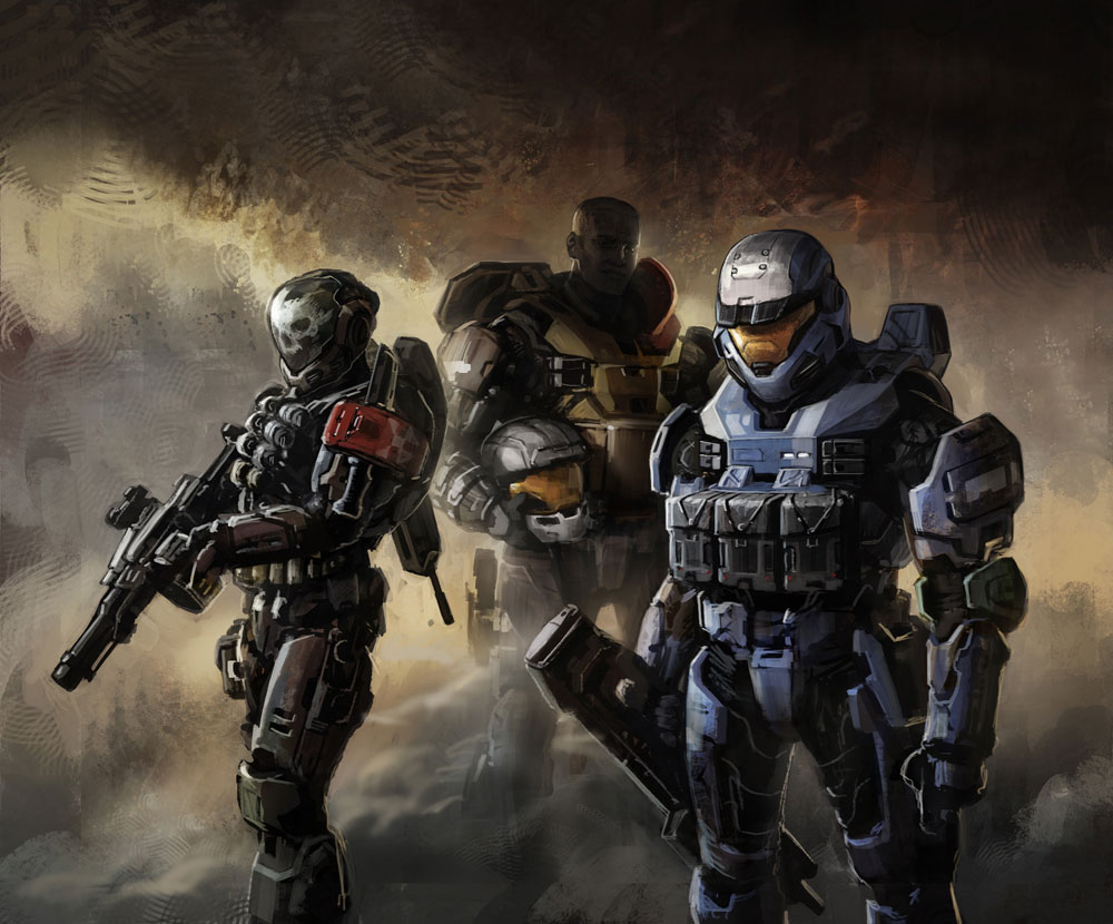 Noble Team Art from Halo: Reach