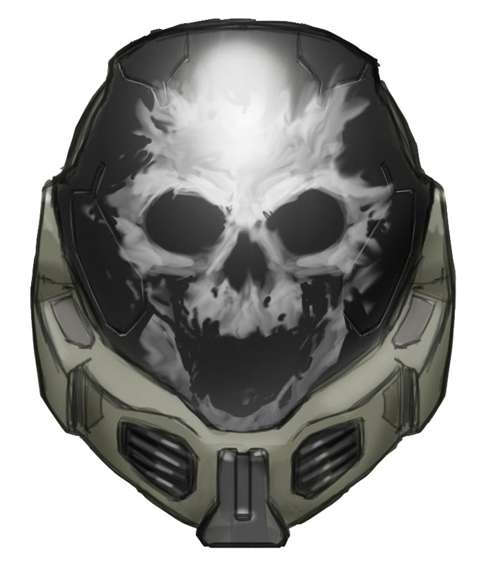 Emile Helmet Art from Halo: Reach